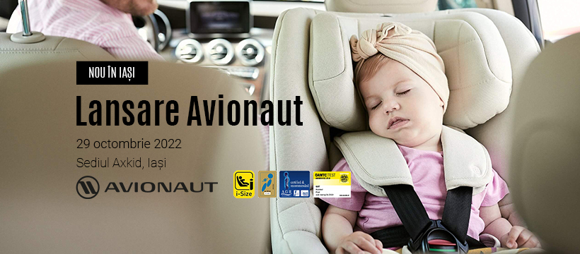 Lansare Avionaut Iași – scaune auto pentru copii